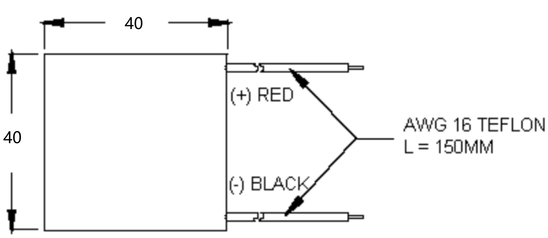 TEC1-12706 Pin Configuration